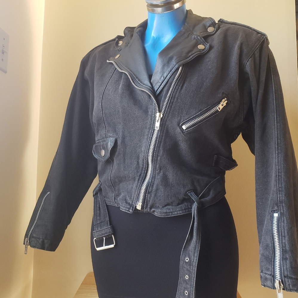 Contempo Casuals Moto Jacket Vintage